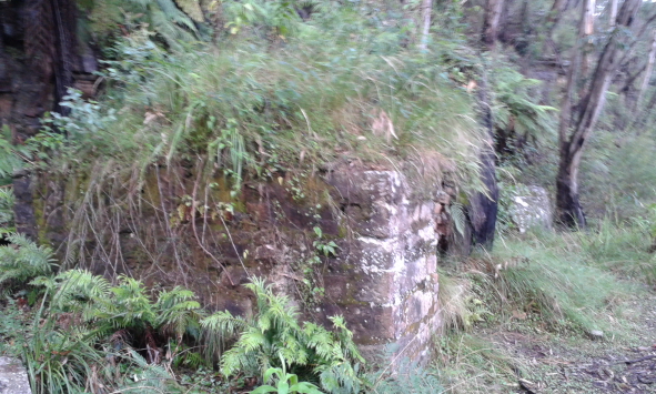 A view of the rear of the Kiln
