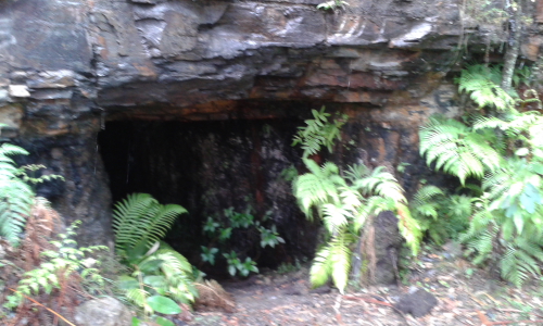 A view of the mine entrance