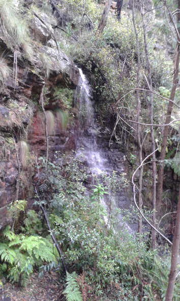 A waterfall near Asgard Mine