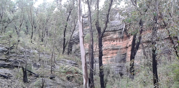 A waterfall on the way to Asgard Lookout