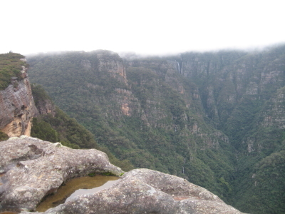 Over looking Kanangra Falls