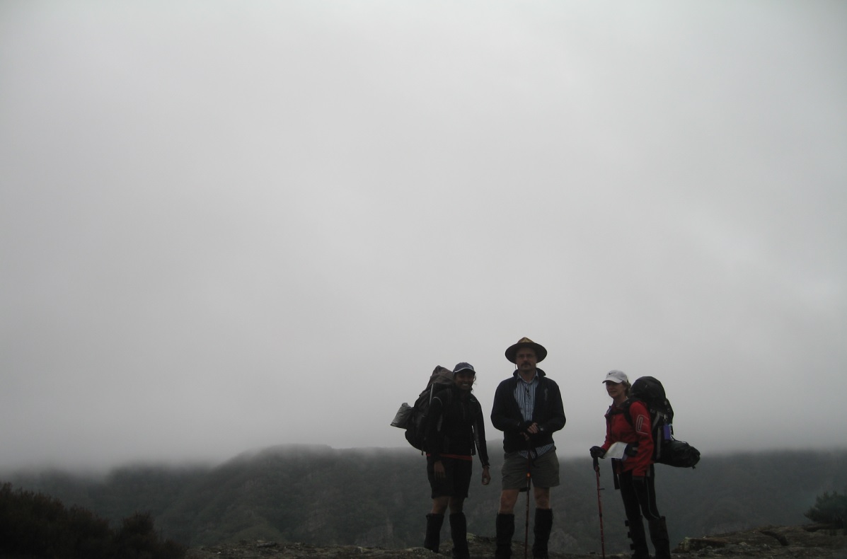 The Kanangra valley behind us