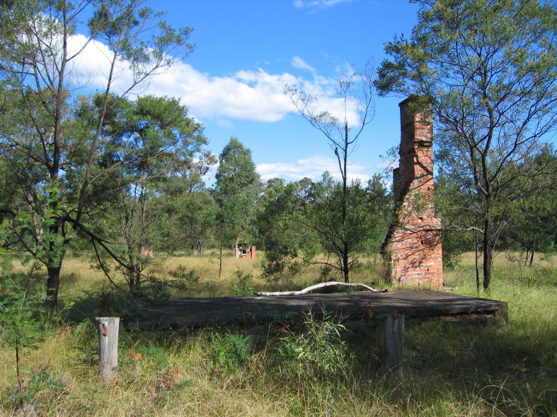 Remains of old homestead