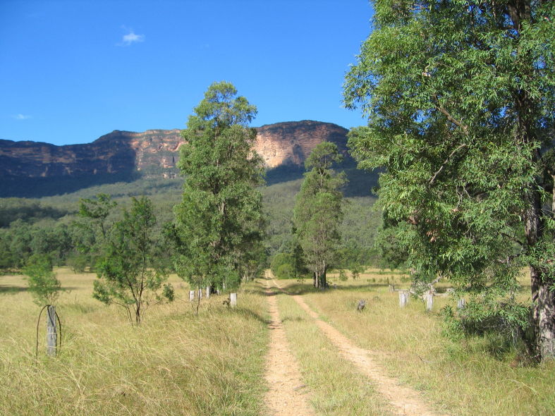 The pass in the background to get up out of the valley