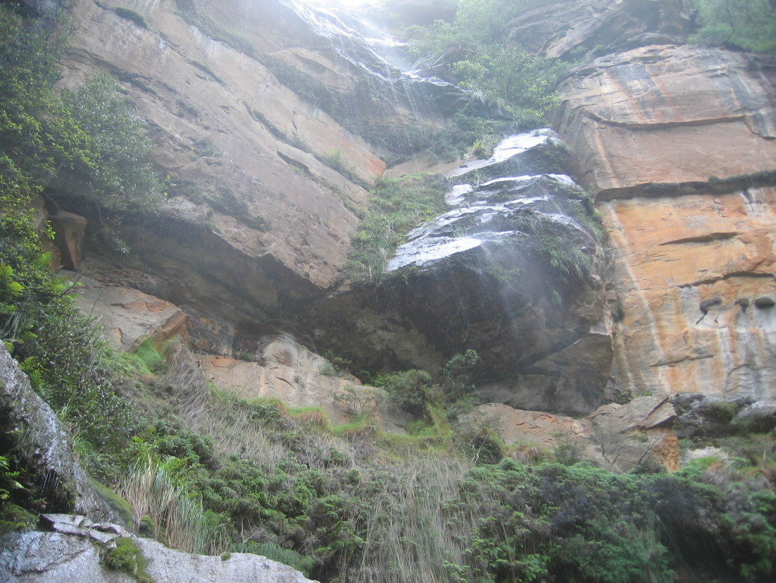 View from the first fall